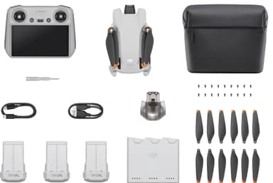 DJI Mini 3 drone med fjernkontroll Fly More Combo