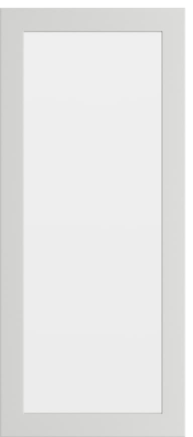 Epoq Trend Grey White skapdør i glass til kjøkken 40x92 cm (gråhvit)