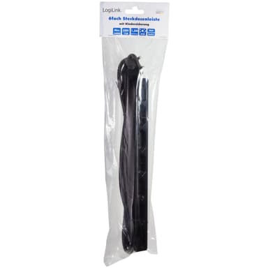 Grenuttak Slim Euro 6-veis 1,5m Svart