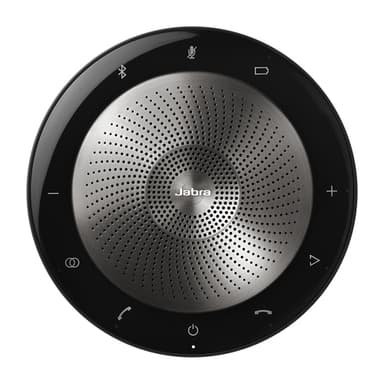 Jabra Speak 710 UC, Universell, Sort, Sølv, 30 m, 70 dB, 1 m, 10 W
