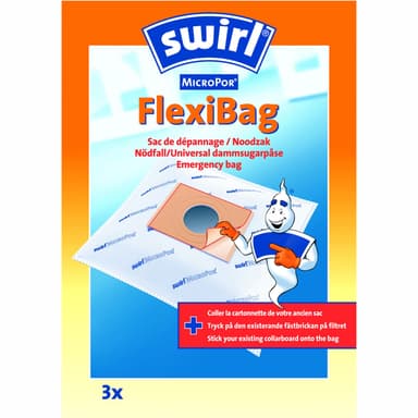 Swirl Støvsugerposer SOS Flexibag 3stk X 3stk DFP