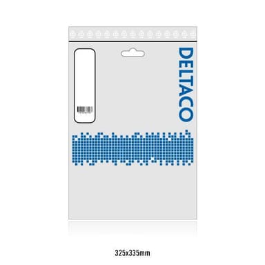 DELTACO DisplayPort skjermkabel, 20-pin ha - ha, 15m, hvit