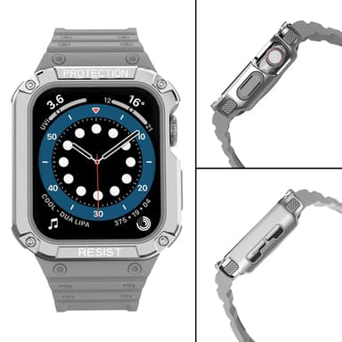INF Klokkereim PC/TPU Sort  Apple Watch 1-7 Gen 42/44/45 mm Flerfarget Apple Watch 1-7 Gen 42/44/45 mm