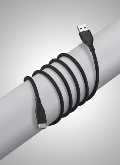 Goji USB-A to USB-C kabel 2m (sort)