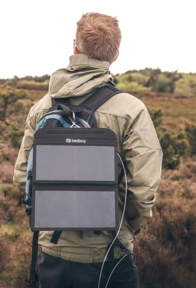 Sandberg 13W dobbel USB solcellelader 