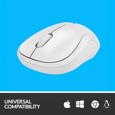 Logitech M220 Silent trådløs mus (hvit)
