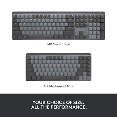 Logitech MX Mechanical trådløst tastatur (grafitt)