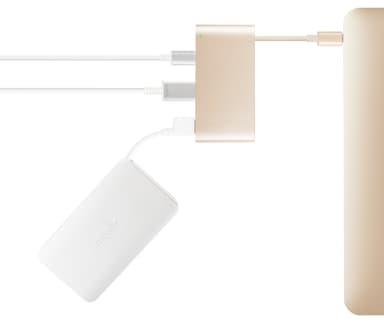 Moshi USB-C Multiport-adapter (gull)