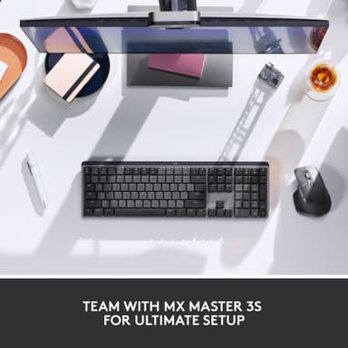 Logitech MX Mechanical trådløst tastatur (grafitt)