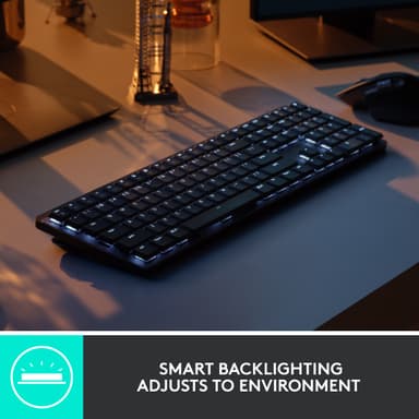 Logitech MX Mechanical trådløst tastatur (grafitt)