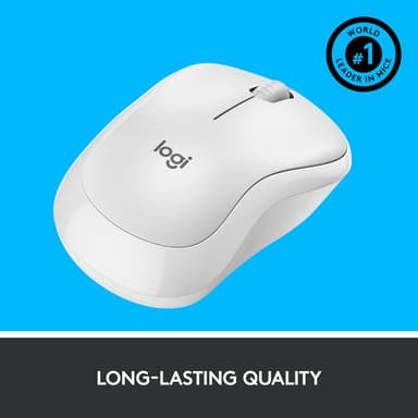 Logitech M220 Silent trådløs mus (hvit)