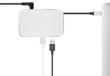 Moshi Symbus kompakt USB-C dockingstasjon (sølv)