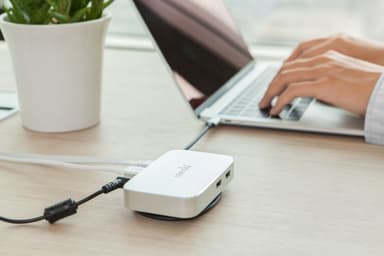 Moshi Symbus kompakt USB-C dockingstasjon (sølv)