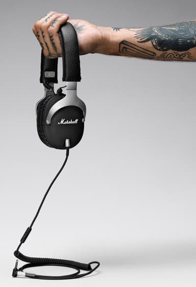 Marshall Monitor around-ear hodetelefoner (stål)