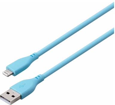 Goji USB-A til Lightning kabel 1,8m (blå)