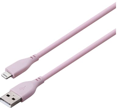 Goji USB-A til Lightning kabel 1,8m (rosa)