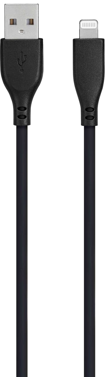 Goji USB-A til Lightning kabel 1,8m (sort)