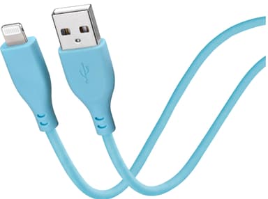 Goji USB-A til Lightning kabel 1,8m (blå)