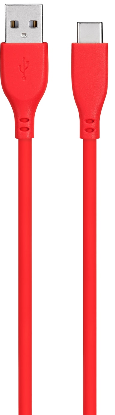 Goji USB-A to USB-C kabel 2m (rød) - Elkjøp