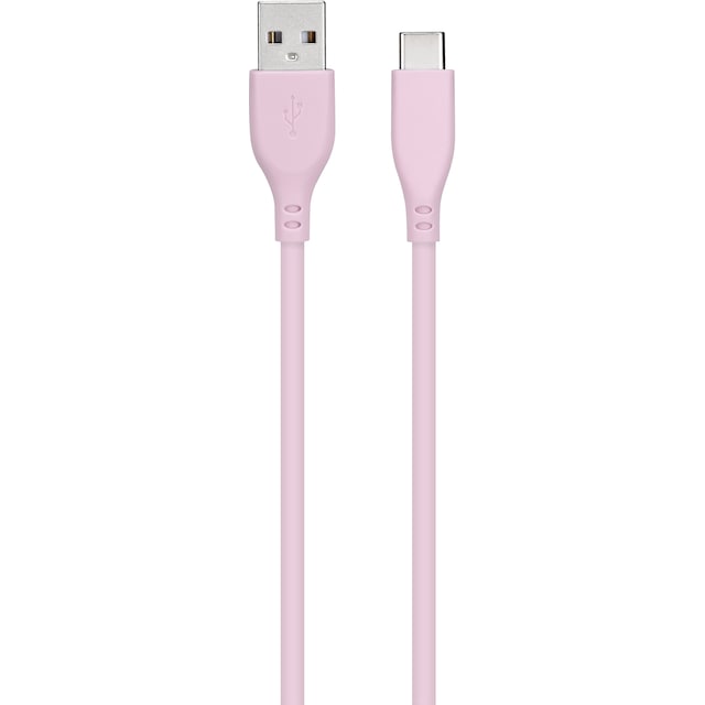 Goji USB-A til USB-C-kabel 2m (rosa)