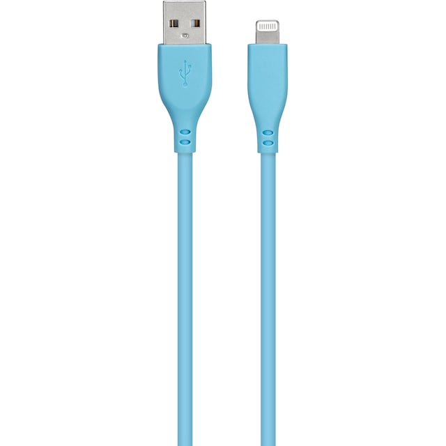 Goji USB-A til Lightning kabel 1,8m (blå)