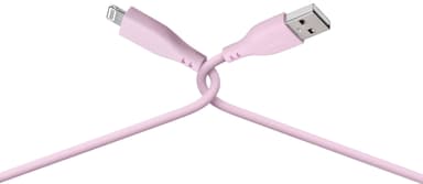 Goji USB-A til Lightning kabel 1,8m (rosa)