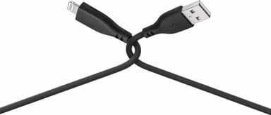 Goji USB-A til Lightning kabel 1,8m (sort)