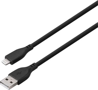 Goji USB-A til Lightning kabel 1,8m (sort)