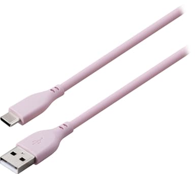 Goji USB-A til USB-C-kabel 2m (rosa)