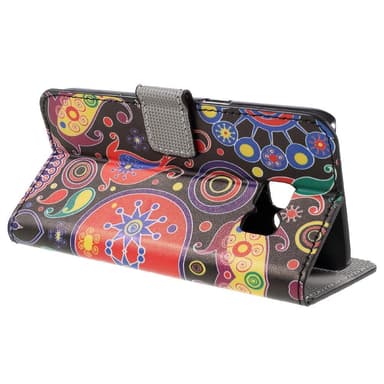 Lommebok-deksel til Samsung Galaxy S7 - Paisley Blomster
