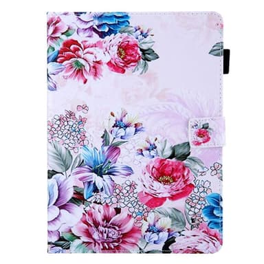 Apple iPad 10.9 2022 Sammenleggbart dekselkortholder - Peony