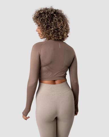 ICIW Define Cropped 1/4 Zip, Padel- og tennistrøye dame M