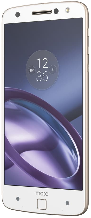 Motorola Moto Z smarttelefon (hvit/gull)