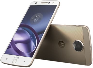 Motorola Moto Z smarttelefon (hvit/gull)