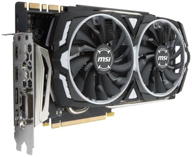 MSI GeForce GTX 1080 Ti Armor OC grafikkort (11 GB)
