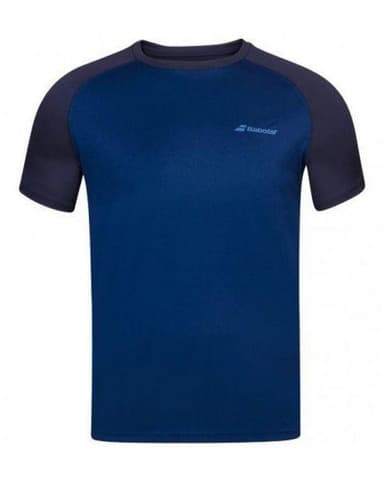 Babolat Play Crew Neck Tee, Padel- og tennis T-skjorte herre Mørk brun lær L