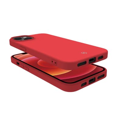Celly Cromo Soft gummideksel iPhone 14 Rød