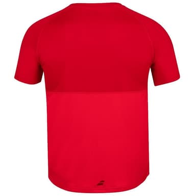 Babolat Play Crew Neck Tee, Padel- og tennis T-skjorte herre RØD L