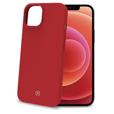 Celly Cromo Soft gummideksel iPhone 14 Rød