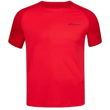 Babolat Play Crew Neck Tee, Padel- og tennis T-skjorte herre RØD L