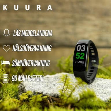 Kuura Aktivitets Tracker A3 - Svart