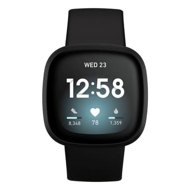 Fitbit Versa 3, Pulsklockor Black