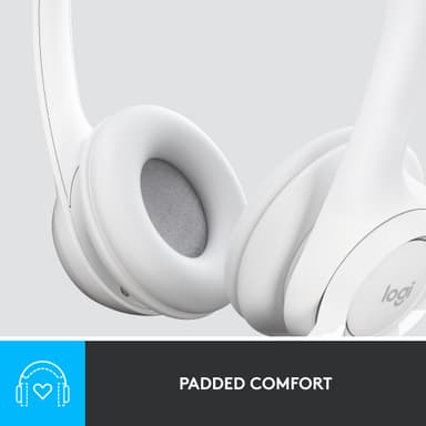 Logitech H390 USB headset (hvit)