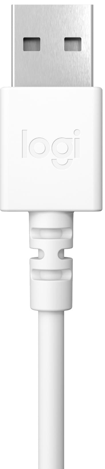 Logitech H390 USB headset (hvit)