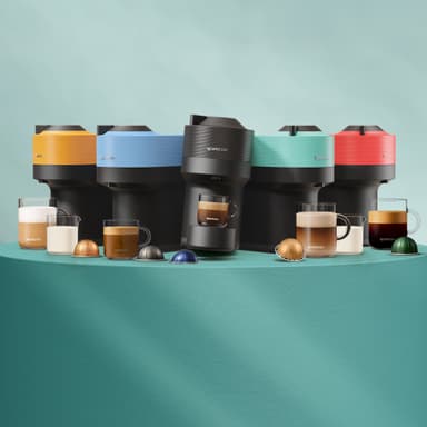 Nespresso Vertuo Pop kaffemaskin av DeLonghi ENV90.B (sort)