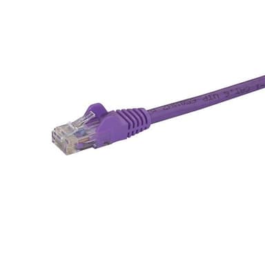 StarTech.com Cat6 Ethernet patchkabel med hakfria RJ45-kontakter - 7 m, lila, 7