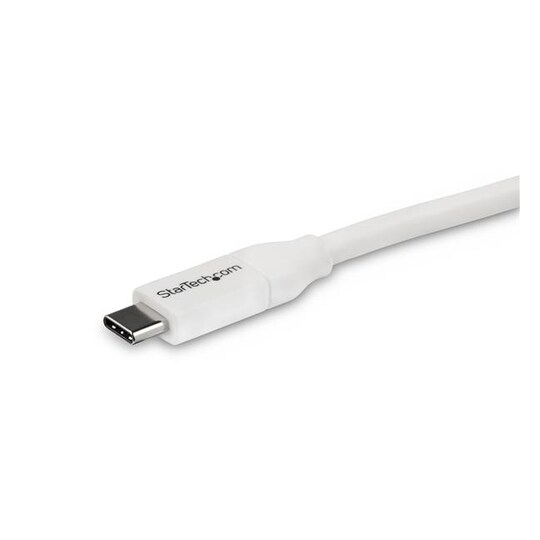 StarTech.com USB2C5C4MW, 4 m, USB C, USB C, USB 3.2 Gen 1 (3.1 Gen 1), 480  Mbit/s, Hvit - Elkjøp