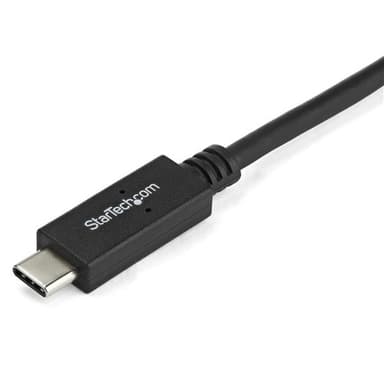 StarTech.com 2 m USB-C till DVI-kabel - 1920 x 1200 - Svart, 2 m, USB Type-C, DV