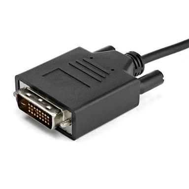StarTech.com 2 m USB-C till DVI-kabel - 1920 x 1200 - Svart, 2 m, USB Type-C, DV