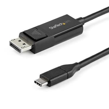 StarTech.com CDP2DP1MBD, 1 m, DisplayPort, USB Type-C, Hankjønn, Hankjønn, Rett